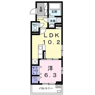 ベラ ヴィータ【2階】の間取り
