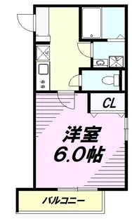 MELDIA高尾【2階】の間取り