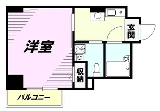 コアハイム八王子【3階】の間取り