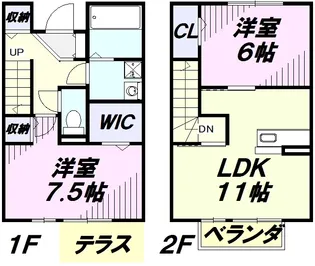 モダンコート A【1階】の間取り
