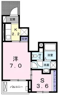 メゾン フローレンス【1階】の間取り