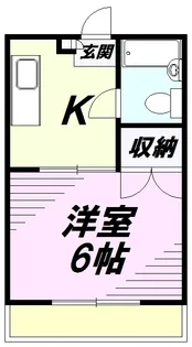 サンライズ北原【3階】の間取り