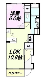 モデルノ アロッジオ【1階】の間取り