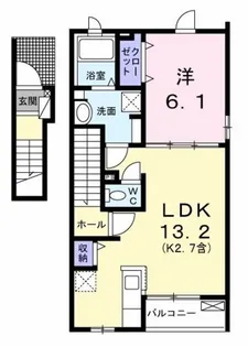 ティグレ【2階】の間取り