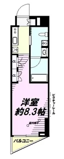 ステージファースト八王子Ⅱ【4階】の間取り