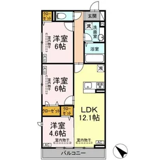 ベラカーサ【2階】の間取り