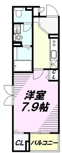 ハピネス パラシオン【2階】の間取り