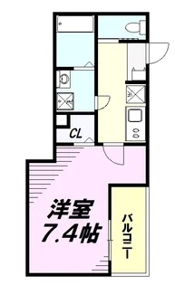 リトルネスト福生【2階】の間取り
