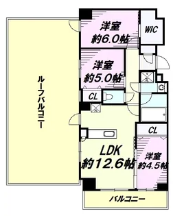 VITA八王子【4階】の間取り
