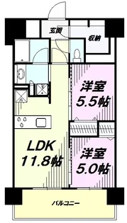 プライマル八王子横山町【6階】の間取り