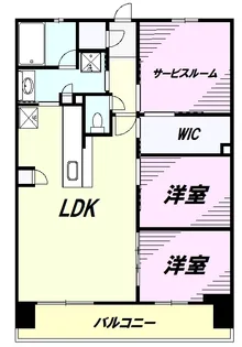 八王子レジデンス【1103号室】の間取り