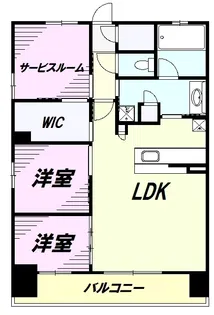 八王子レジデンス【5階】の間取り
