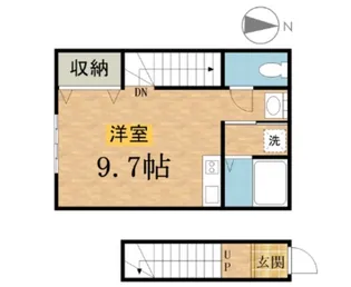 アクアシティ元本郷【202号室】の間取り