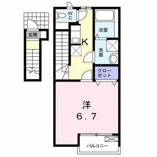 メゾン・エスティ【2階】の間取り