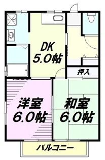 シティパル【101号室】の間取り