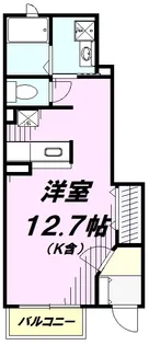 ボンヌ・シャンス多摩【1階】の間取り