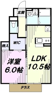 グリーンパレス【1階】の間取り