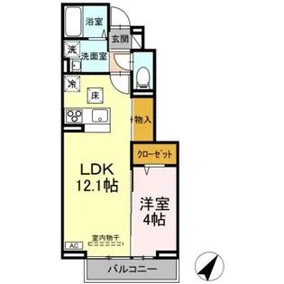 カンパーニュ【1階】の間取り