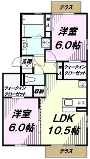 ボナール・K【2階】の間取り