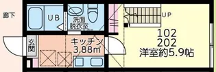 ショコラ BASE【2階】の間取り