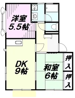 カサベルデ【1階】の間取り