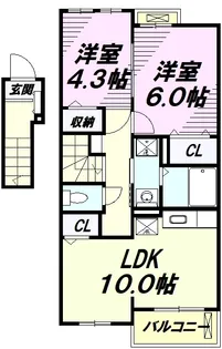 バース【2階】の間取り