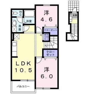 オリオン【2階】の間取り