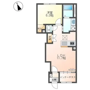 リッシュ【1階】の間取り