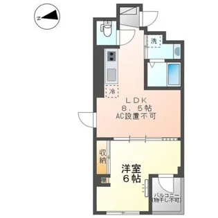 ハイムマルセン日野【3階】の間取り