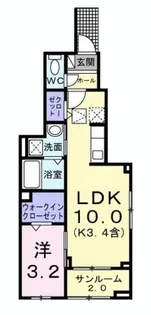 ブリアンテ【1階】の間取り