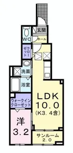 ブリアンテ【1階】の間取り