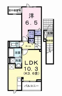 ブリアンテ【2階】の間取り