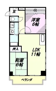 リバーサイド西八王子【309号室】の間取り