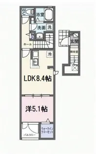 サンフィールド【2階】の間取り