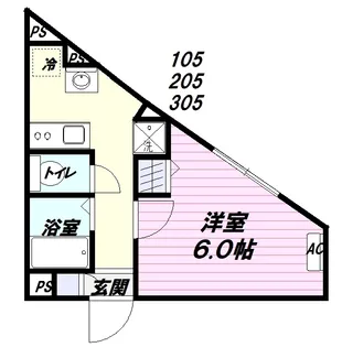 The Garlands【1階】の間取り