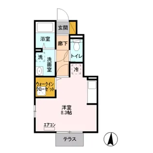エスペランサ【1階】の間取り