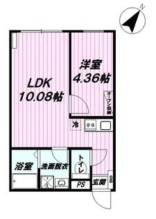 グランディール羽村 【3階】の間取り