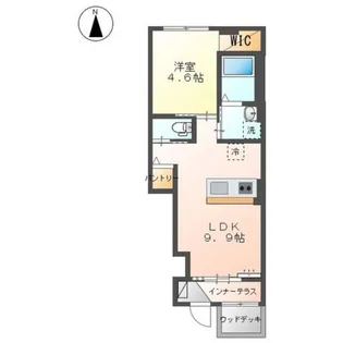 ニュークラリス【1階】の間取り