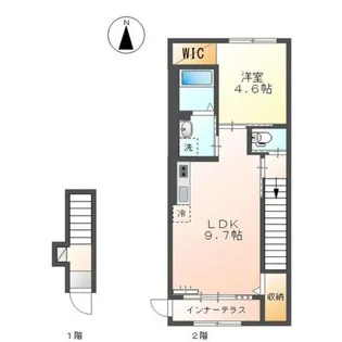 ニュークラリス【2階】の間取り
