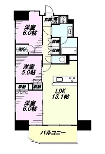 プレシス八王子【8階】の間取り