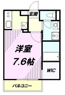 ファミールメゾン【208号室】の間取り