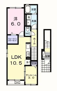ベルデ【2階】の間取り