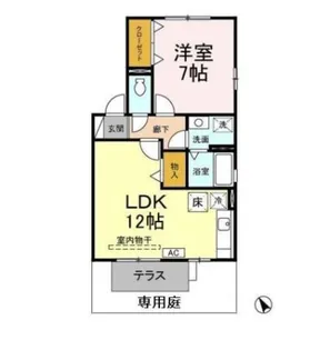 ウェーブⅡ【1階】の間取り