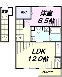 セジュール武蔵【2階】の間取り