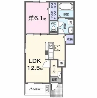 セレニティ コートⅠ【1階】の間取り