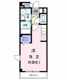 ブルックハウス【3階】の間取り