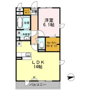 グランテージ【2階】の間取り