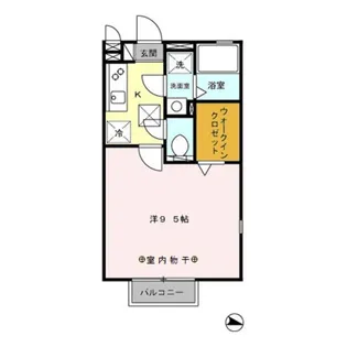 若葉ハイム【1階】の間取り