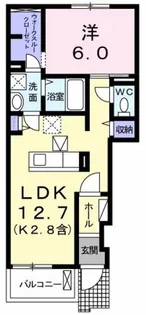 鈴蘭【1階】の間取り