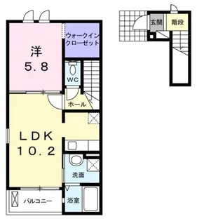 パレス センチュリー【2階】の間取り